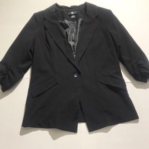 iZ Byer classic black blazer womens small NWOT career business casual
